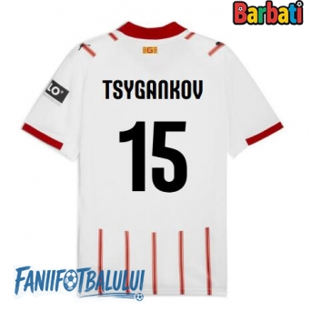 Girona Viktor Tsyhankov #15 Tricou Fotbal Replică 2025-26 Barbati Acasa